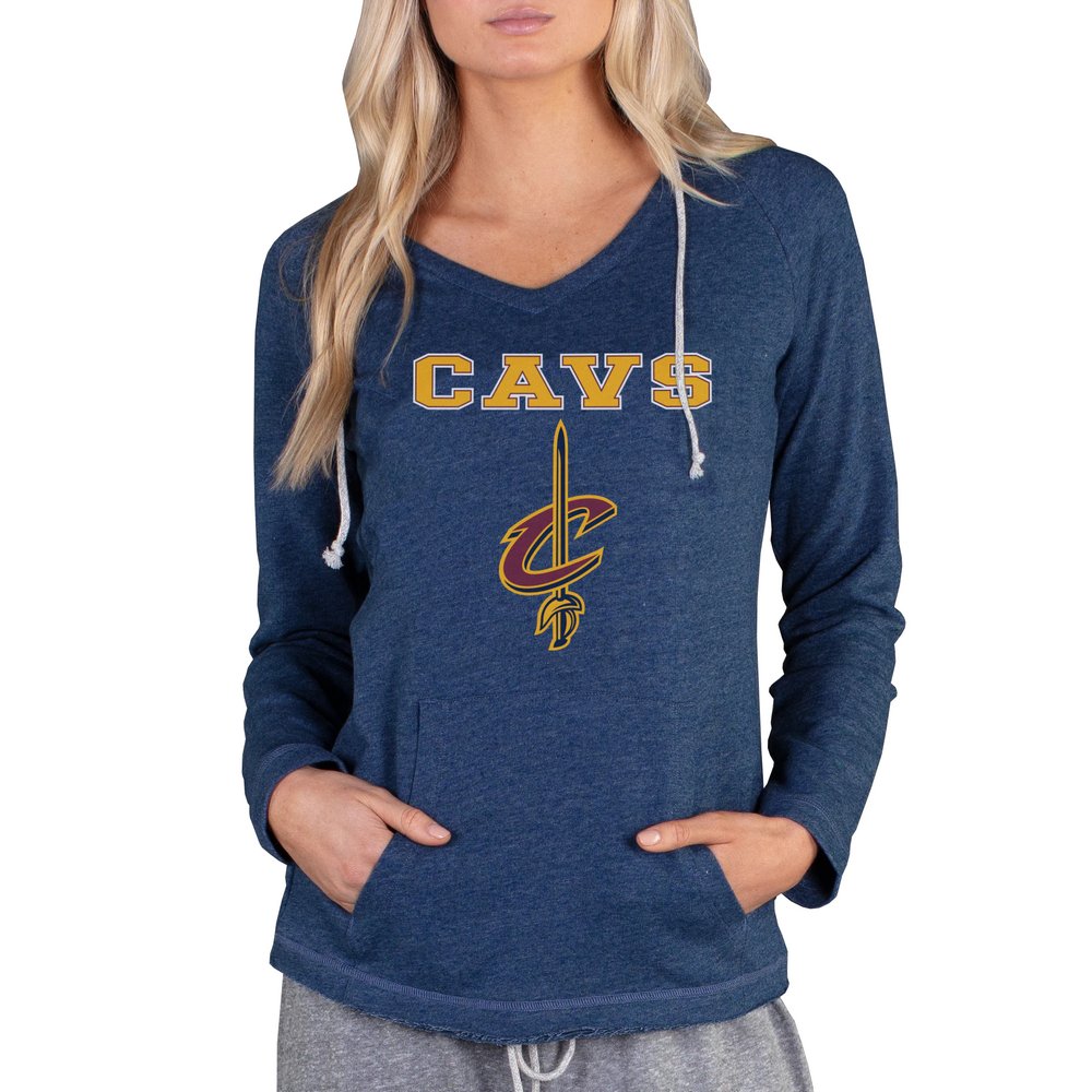 Cleveland Cavaliers Concepts Sport Women's Mainstream Terry Hooded Top - Navy