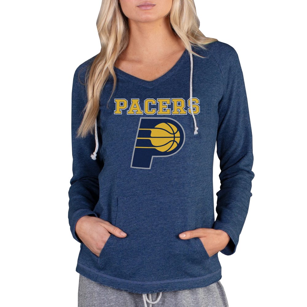 Женская футболка с капюшоном Indiana Pacers Concepts Sport Mainstream Terry (тёмно-синий)