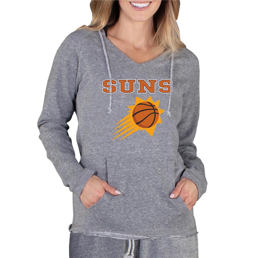Женская футболка с капюшоном Phoenix Suns Concepts Sport Mainstream Terry (серый)