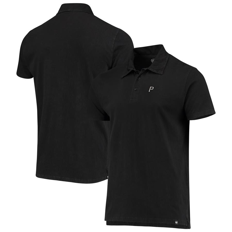 Pittsburgh Pirates '47 Flatiron Polo - Black
