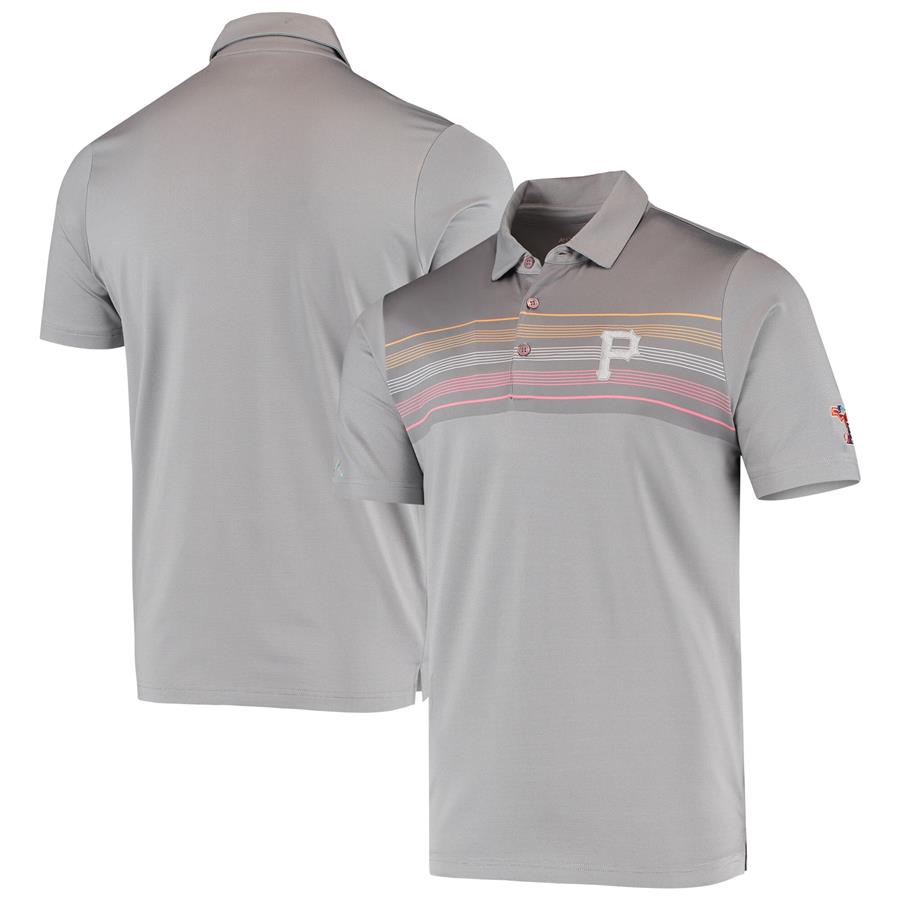 Pittsburgh Pirates Antigua Tucson Spring Training Polo - Gray
