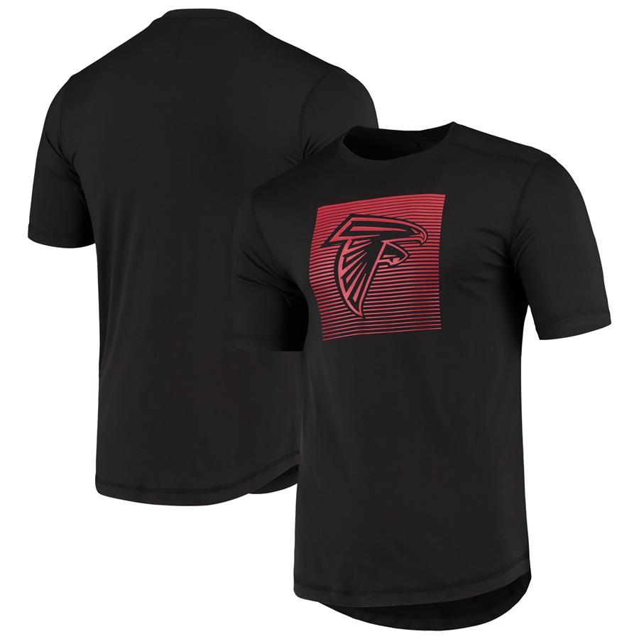 Atlanta Falcons Fanatics Branded Versa Tech T-Shirt - Black