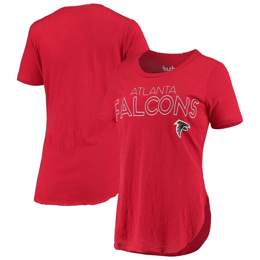 Atlanta Falcons Touch by Alyssa Milano Women's Free Throw T-Shirt - Red