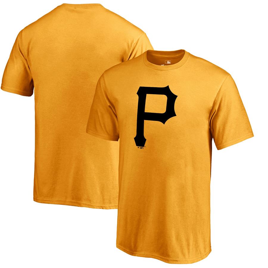 Pittsburgh Pirates Fanatics Branded Primary Team Logo T-Shirt - Gold