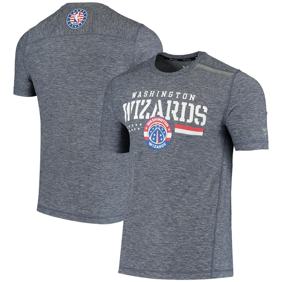 Washington Wizards Fanatics Branded Hoops for Troops T-Shirt - Heathered Navy