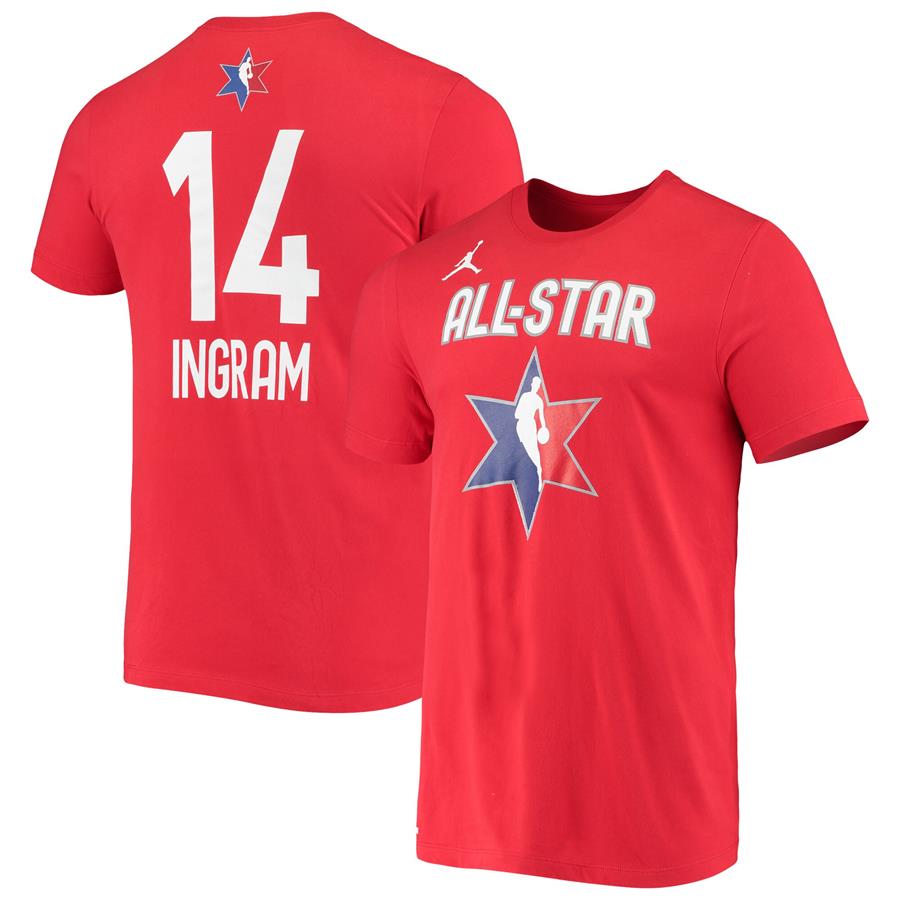 Brandon Ingram New Orleans Pelicans Nike All-Star Game Name & Number Performance T-Shirt - Red
