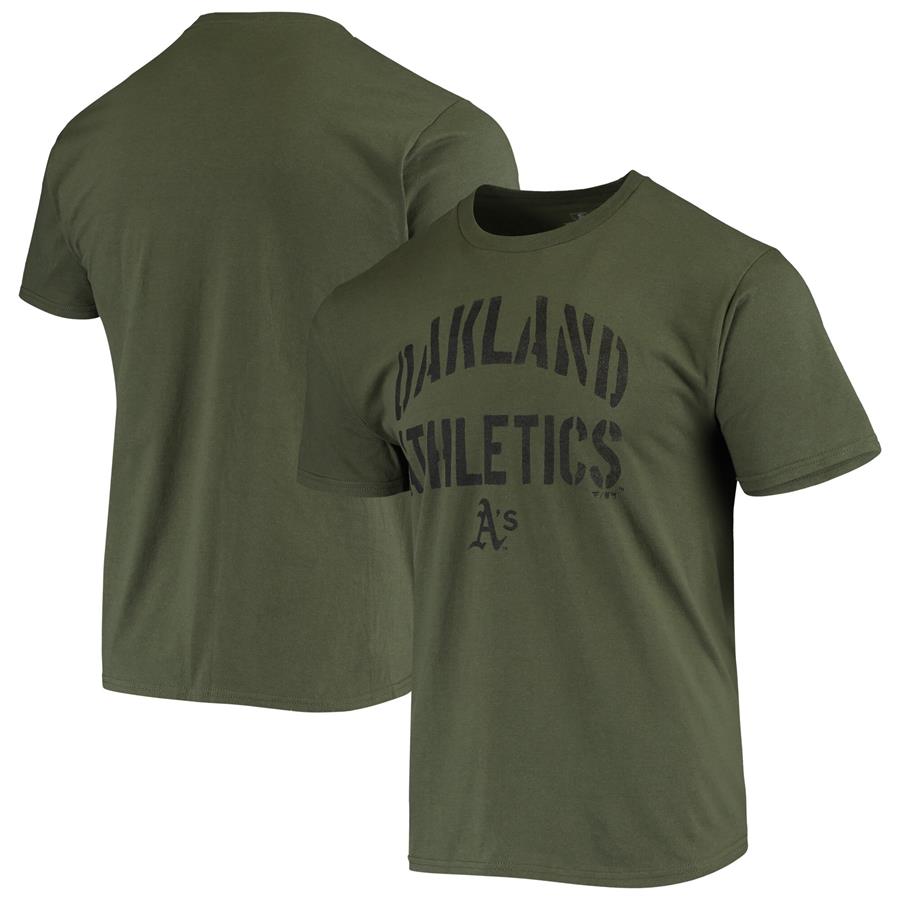 Oakland Athletics Fanatics Branded Jungle T-Shirt - Green