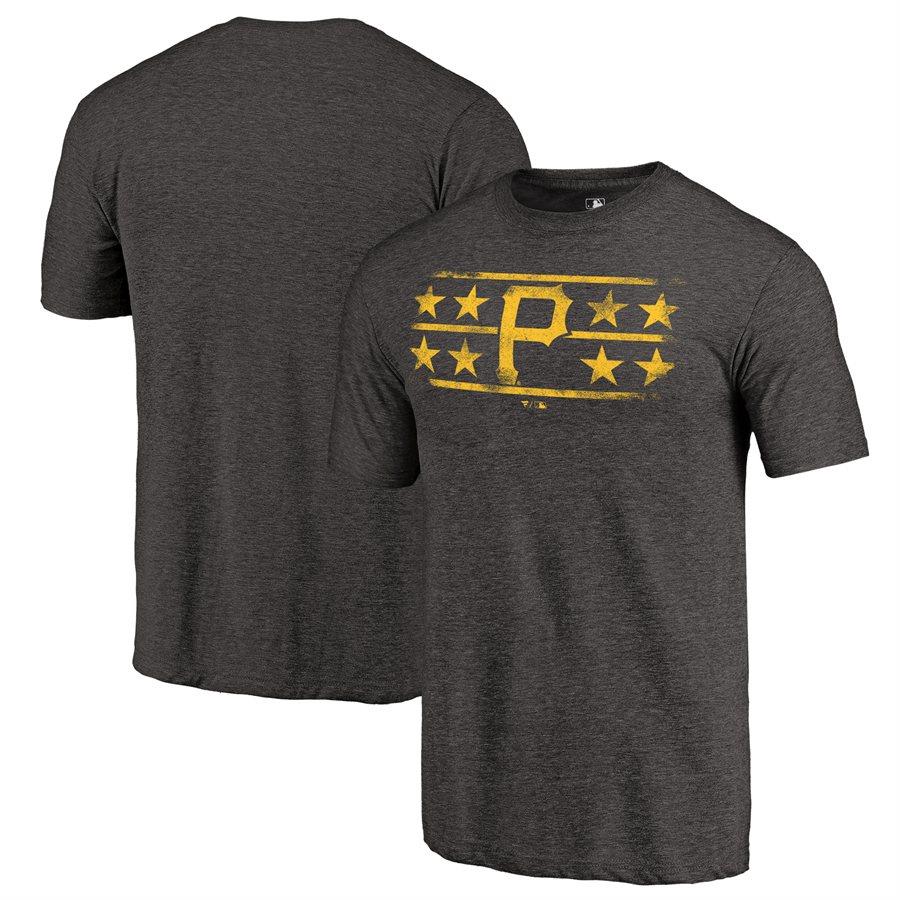 Pittsburgh Pirates Fanatics Branded Stargell Star T-Shirt - Heathered Black
