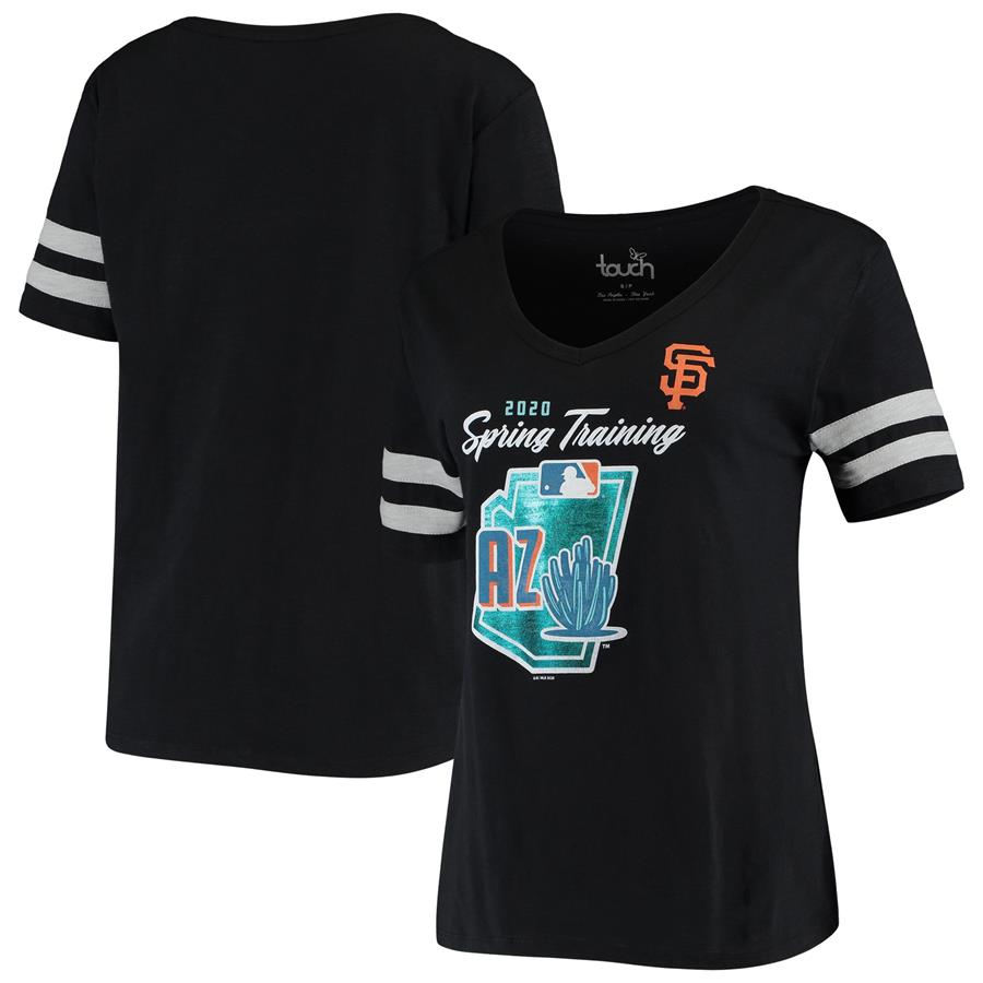 San Francisco Giants Touch by Alyssa Milano Women's Triple Play T-Shirt - Black
