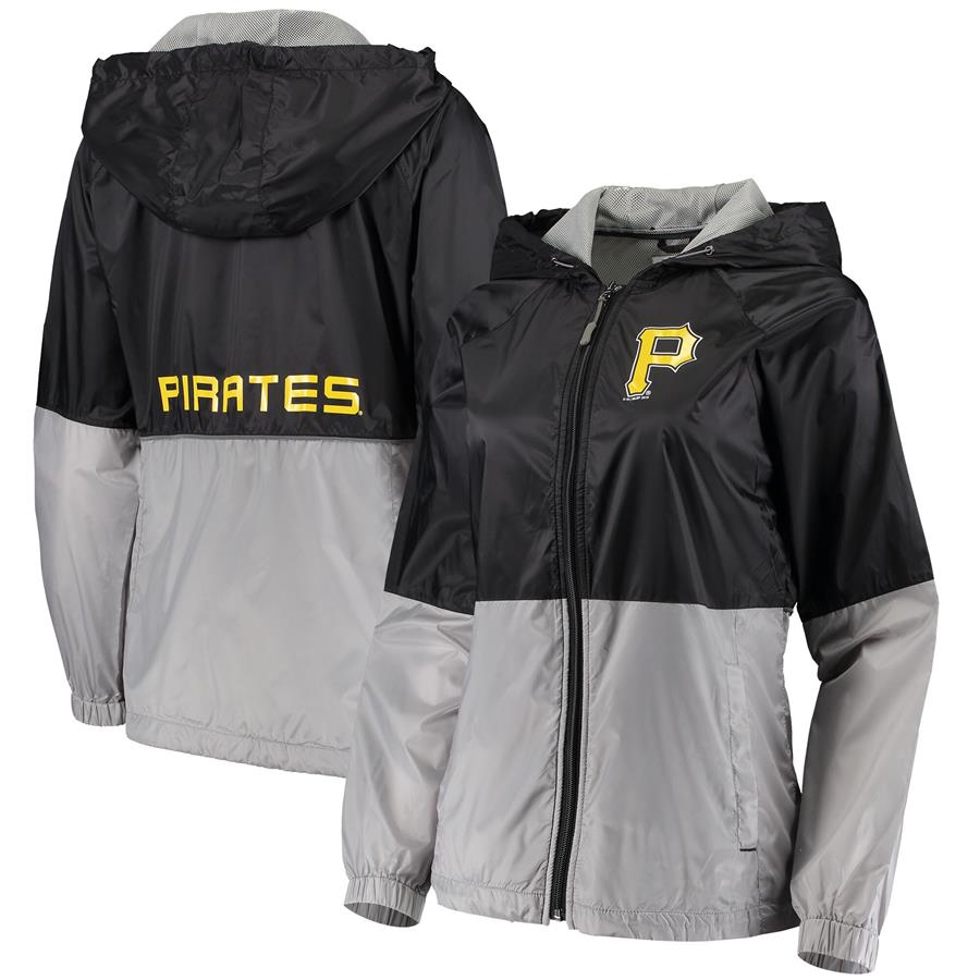 Pittsburgh Pirates G-III Sports by Carl Banks Women's Strize Full-Zip Jacket - Black