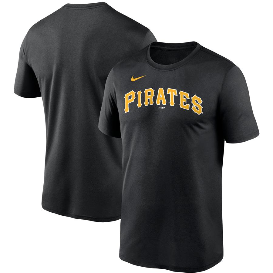 Pittsburgh Pirates Nike Wordmark Legend T-Shirt - Black