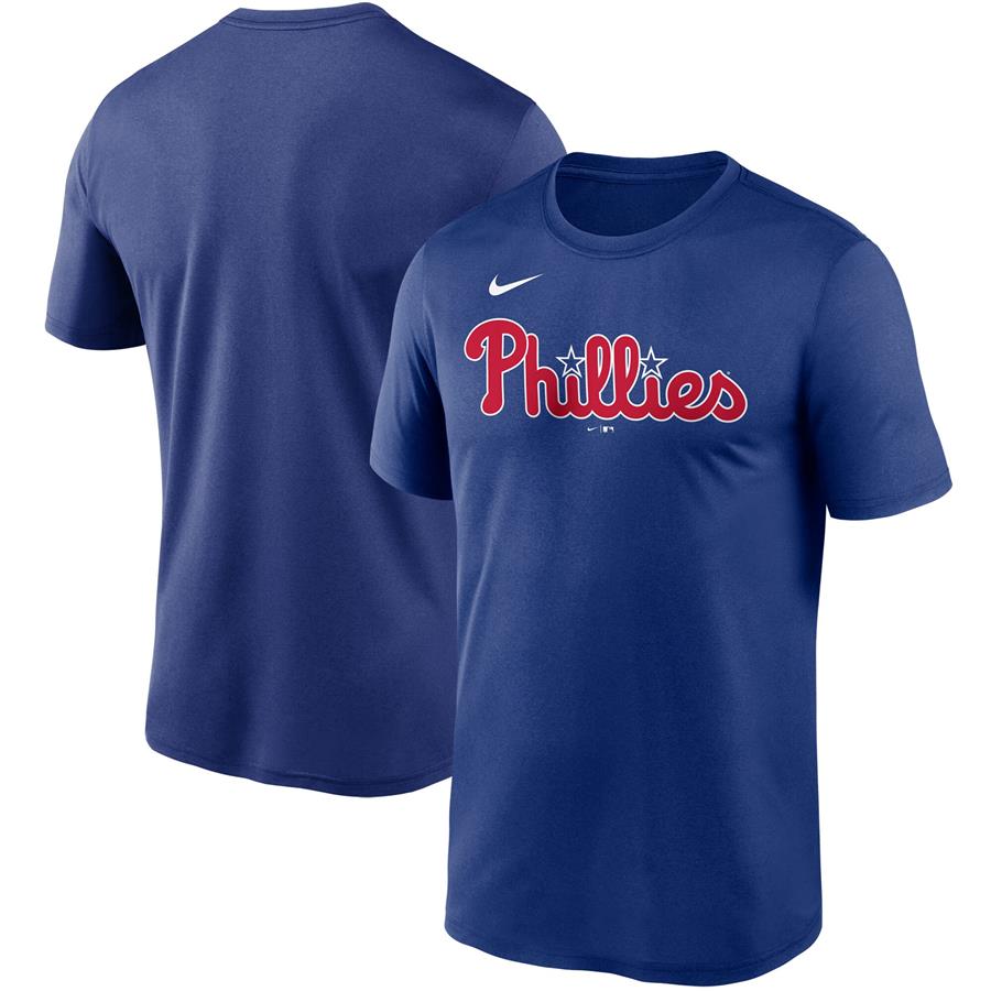 Philadelphia Phillies Nike Wordmark Legend T-Shirt - Royal