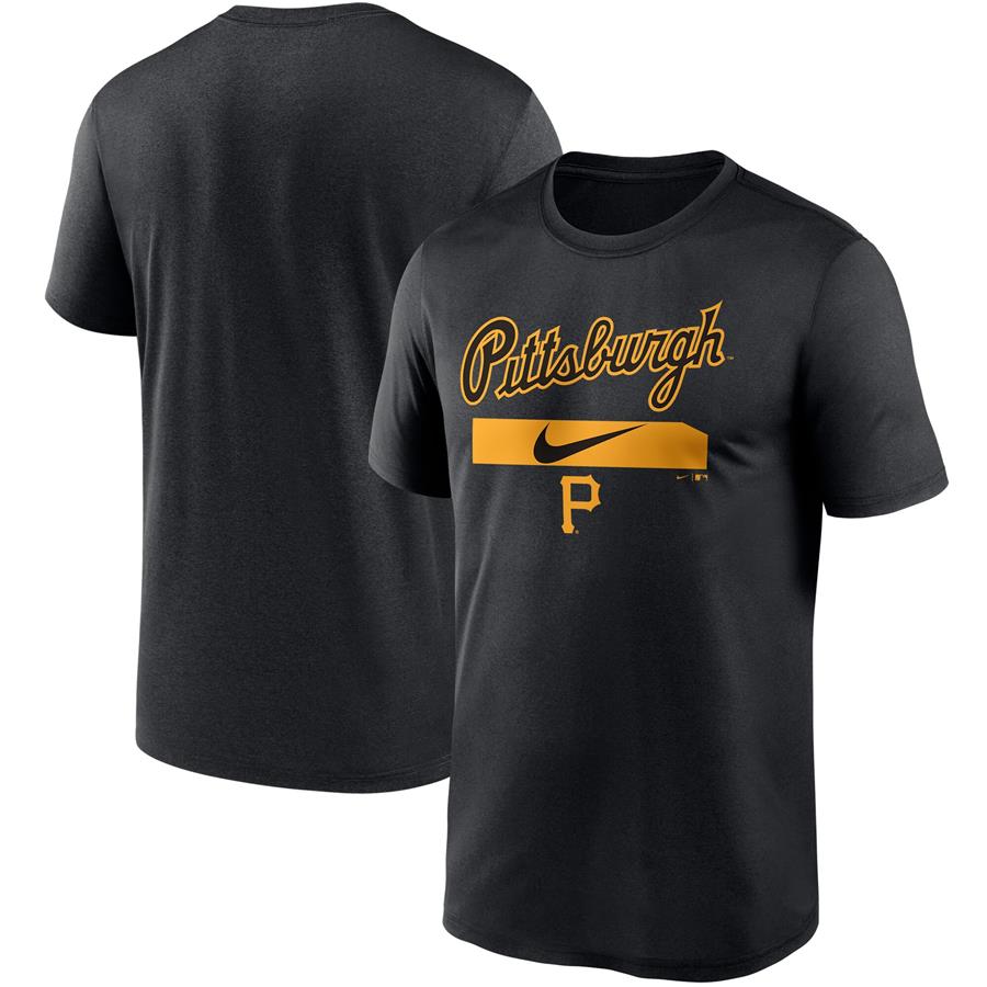 Pittsburgh Pirates Nike City Legend Practice Performance T-Shirt - Black
