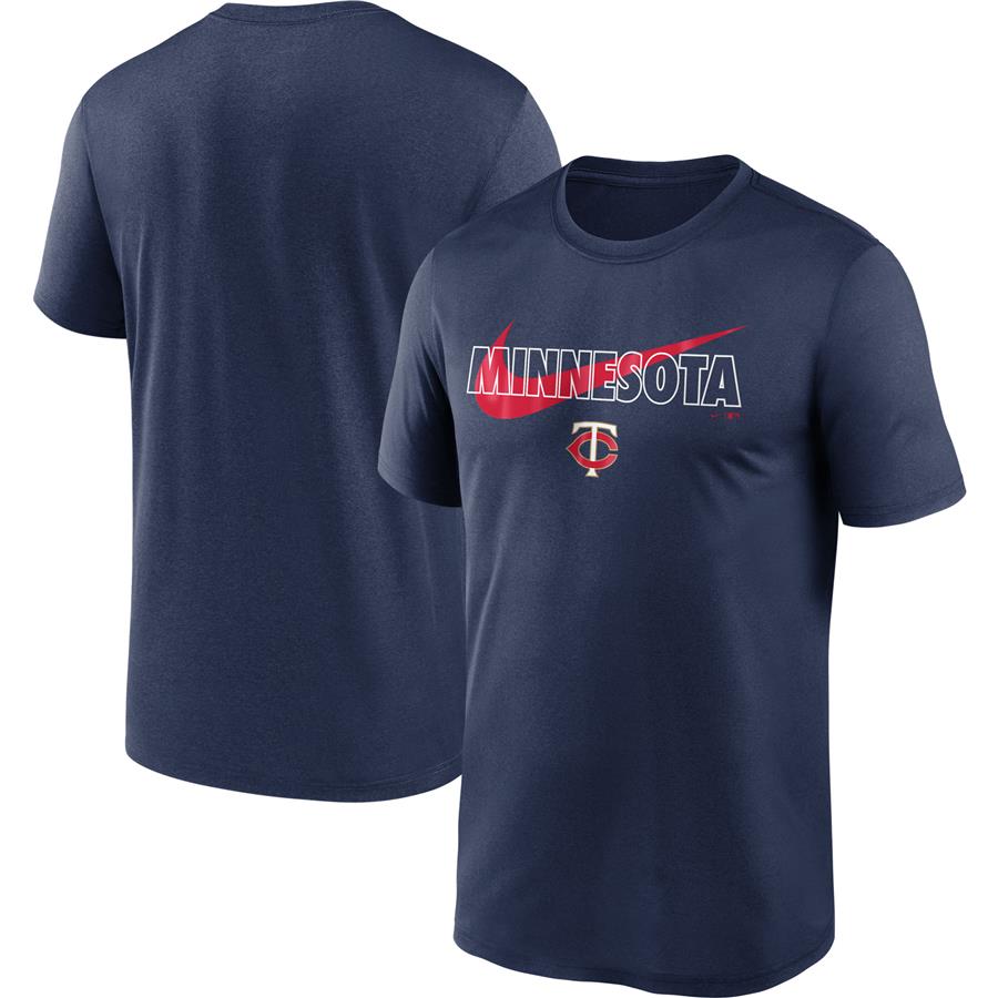 Футболка Minnesota Twins Nike City Swoosh Legend Performance (тёмно-синий)