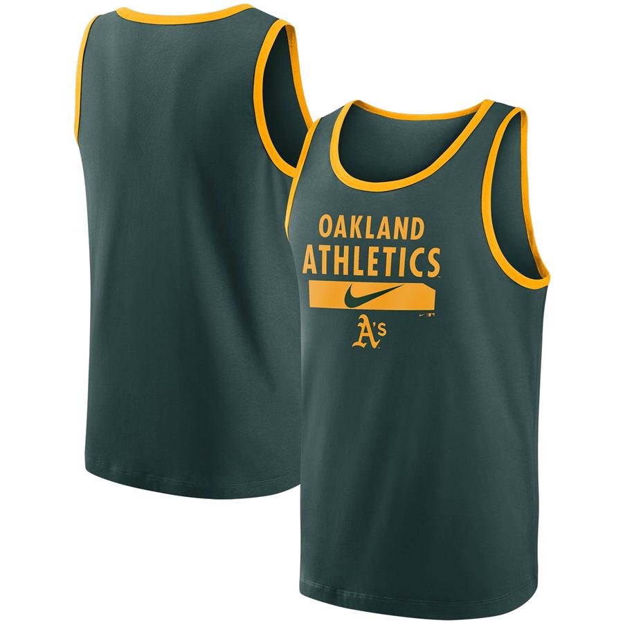 Oakland Athletics Nike City Swoosh Classic Tank Top - Green