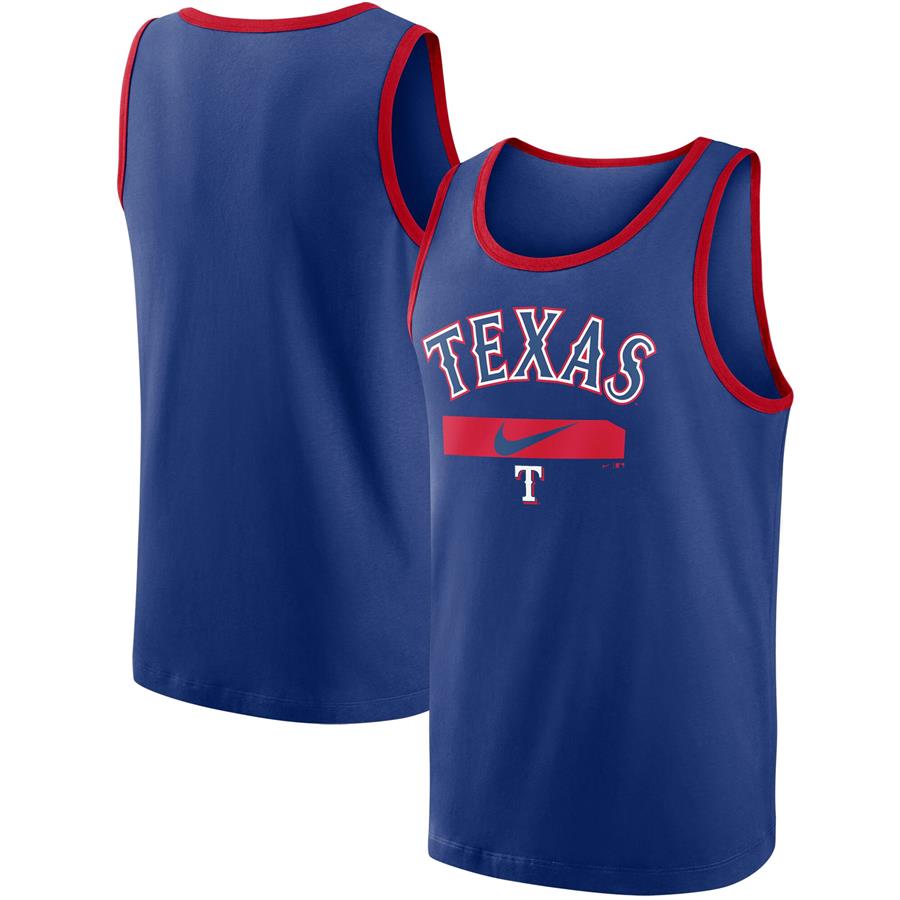 Texas Rangers Nike City Swoosh Classic Tank Top - Royal