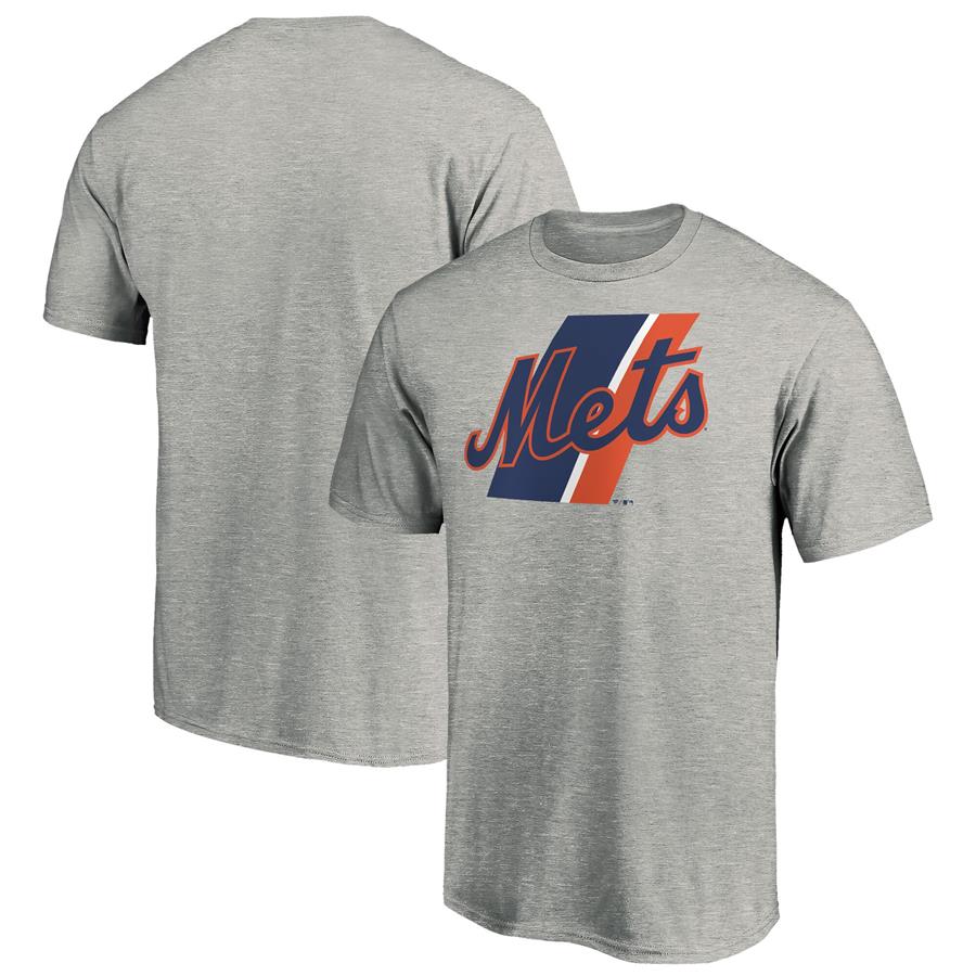 New York Mets Fanatics Branded Prep Squad T-Shirt - Heathered Gray