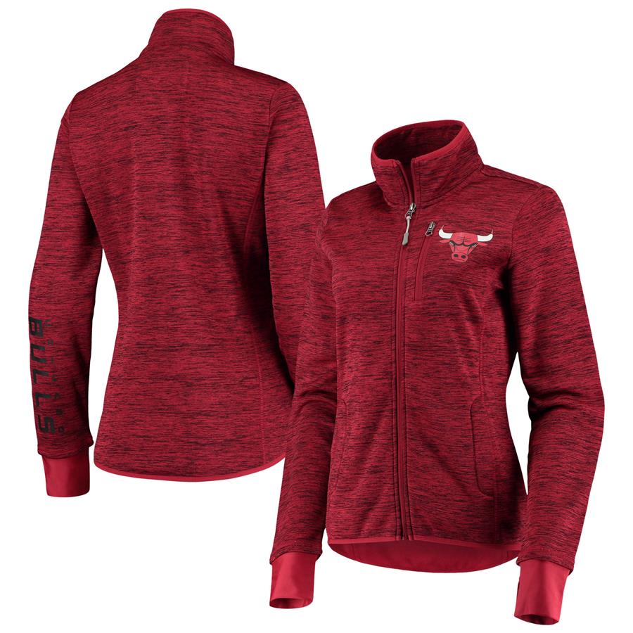Chicago Bulls G-III Sports by Carl Banks Women's Three Point Full-Zip Jacket - Red