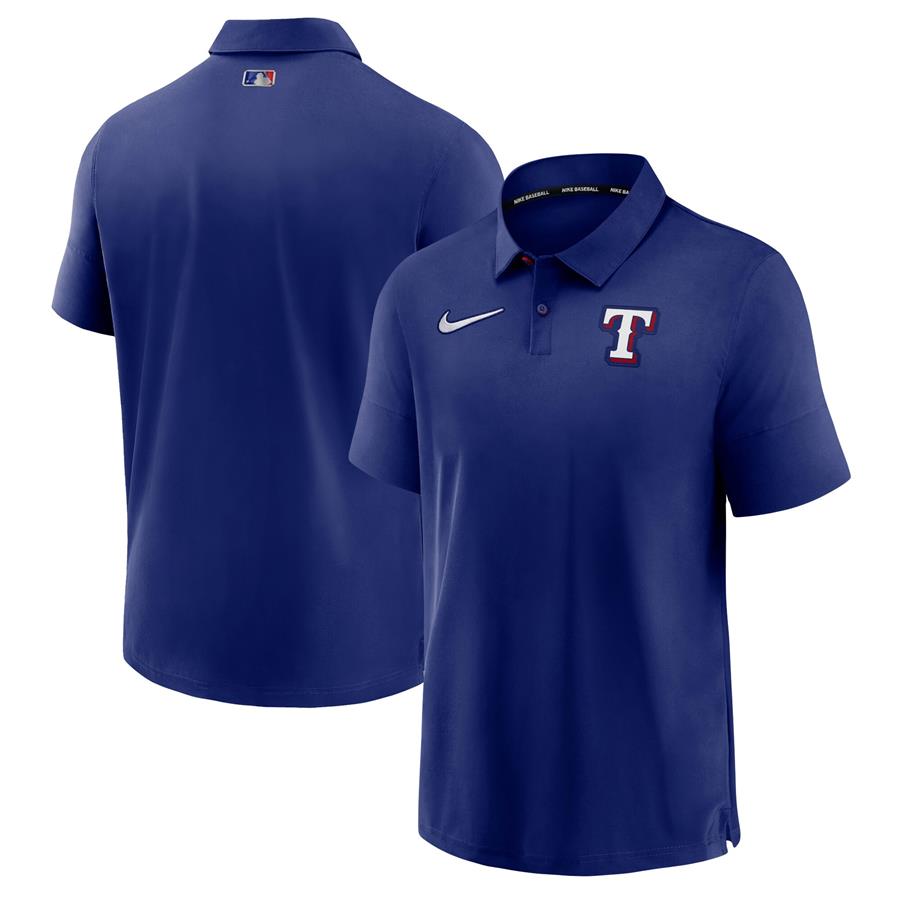 Texas Rangers Nike Authentic Collection Flex Performance Polo - Royal