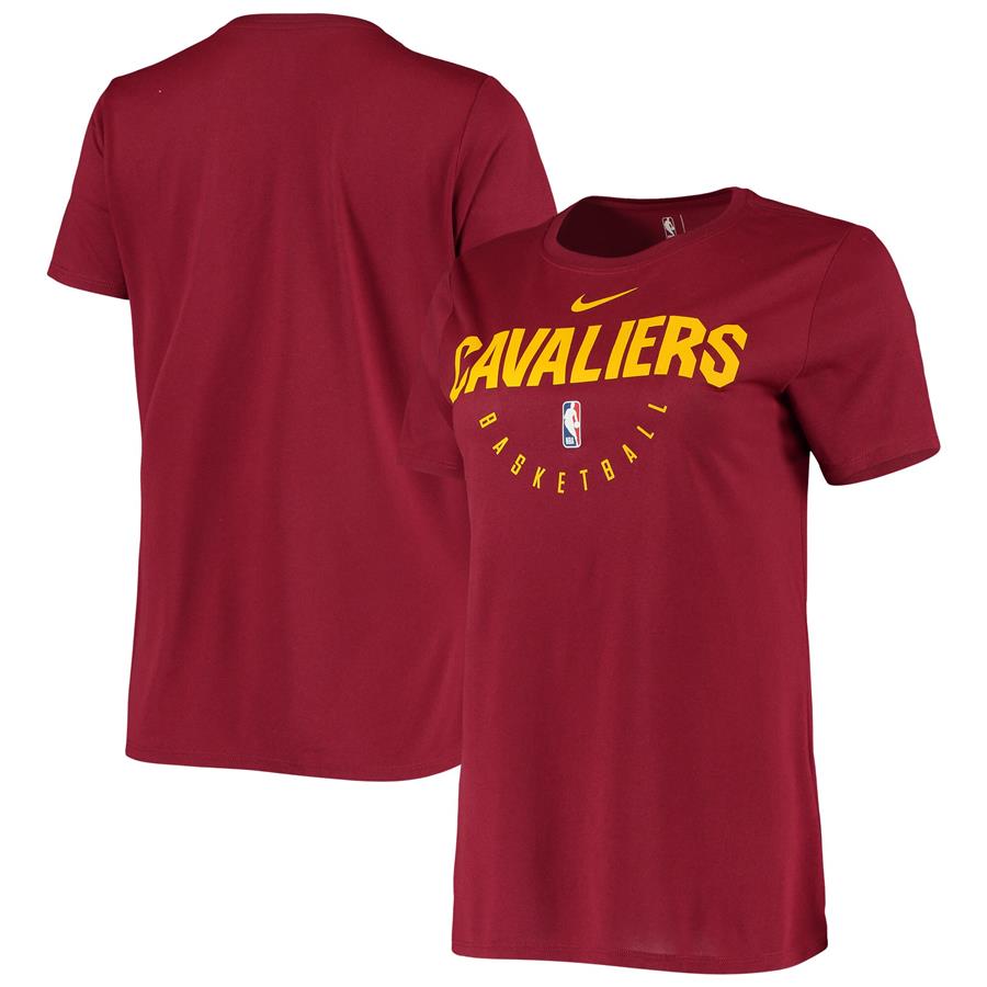 Cleveland Cavaliers Nike Women's Team Practice Performance T-Shirt - Wine