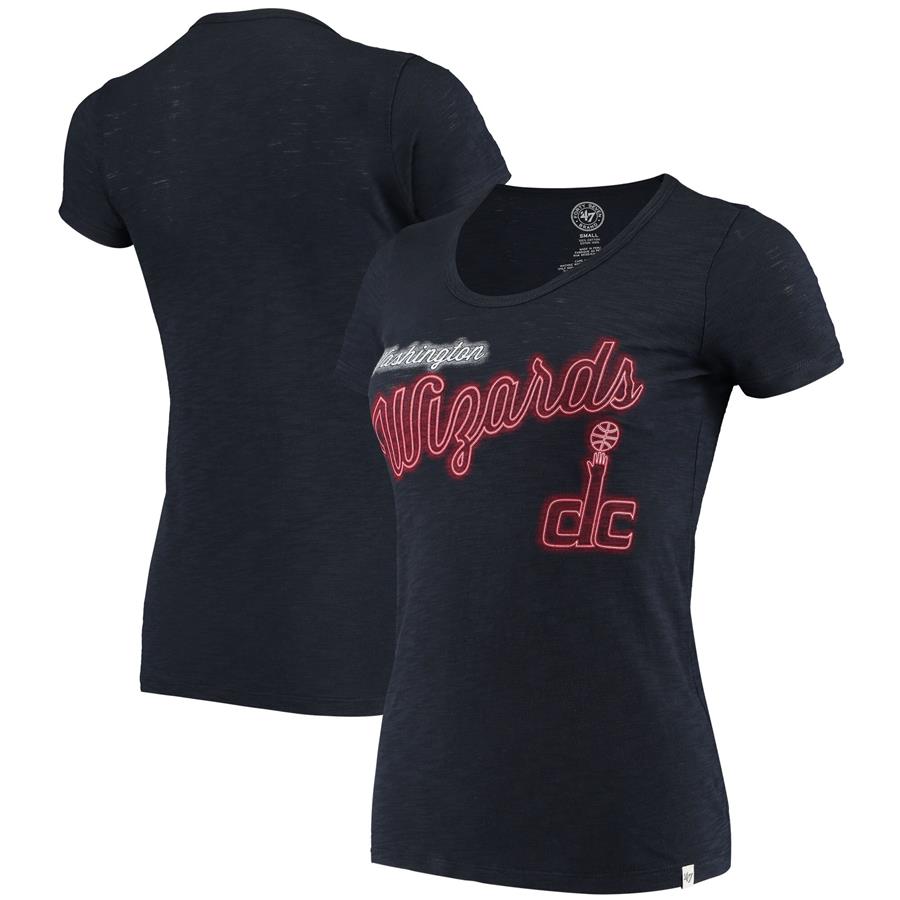 Washington Wizards '47 Women's Crosstown Scrum T-Shirt - Navy