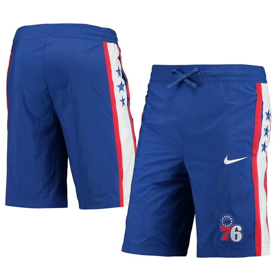 Philadelphia 76ers Nike Courtside Heritage Shorts - Royal