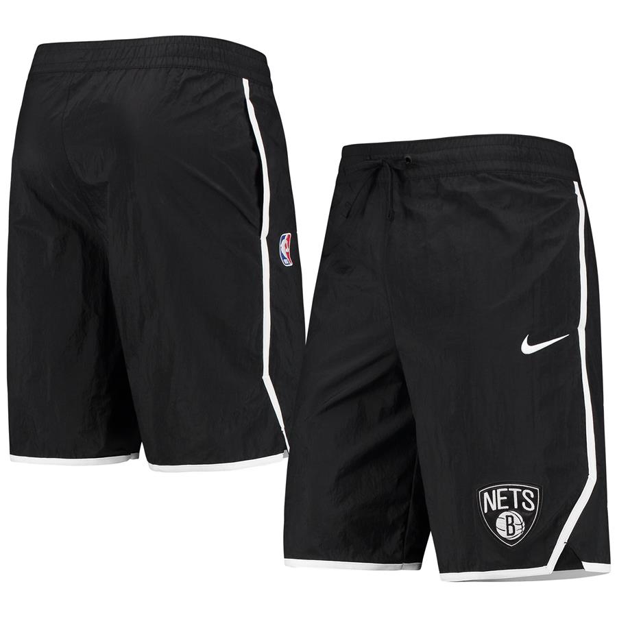 Brooklyn Nets Nike Courtside Heritage Shorts - Black