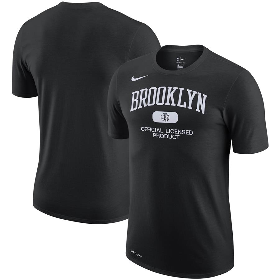 Brooklyn Nets Nike Essential Heritage Performance T-Shirt - Black