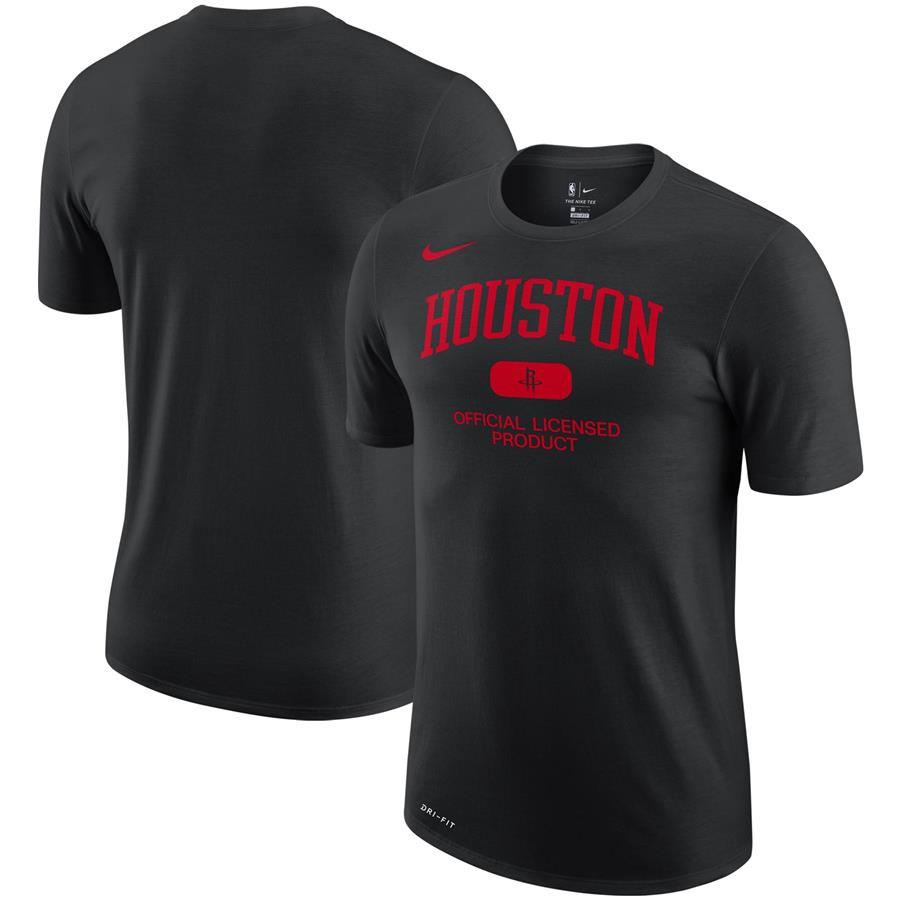 Houston Rockets Nike Essential Heritage Performance T-Shirt - Black