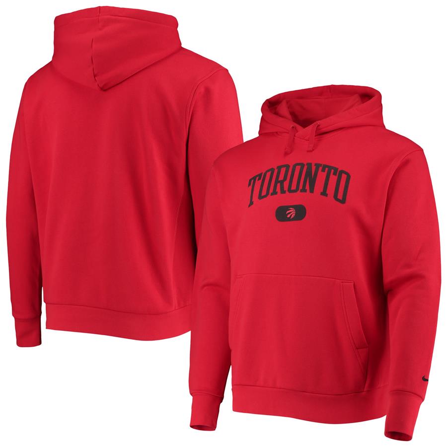 Toronto Raptors Nike Heritage Essential Pullover Hoodie - Red