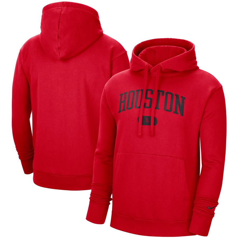 Houston Rockets Nike Heritage Essential Pullover Hoodie - Red