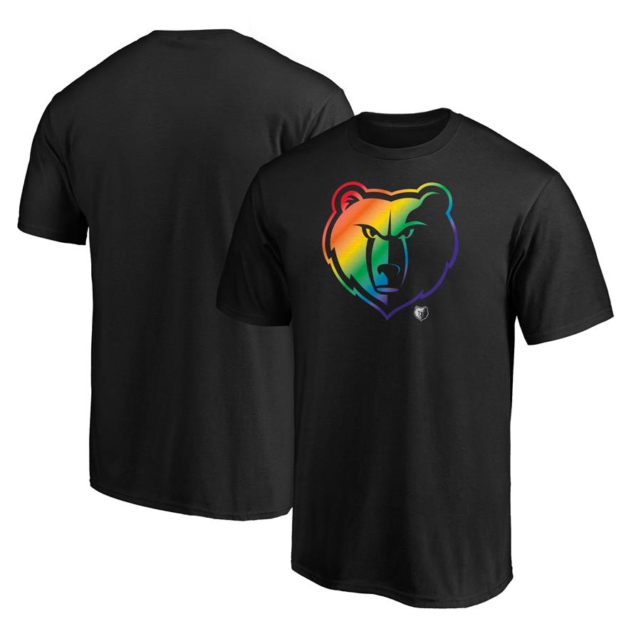 Memphis Grizzlies Fanatics Branded Team Pride Logo T-Shirt - Black