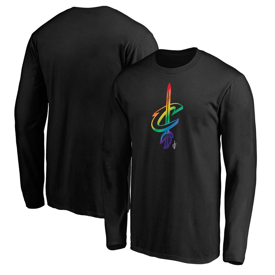 Cleveland Cavaliers Fanatics Branded Team Pride Logo Long Sleeve T-Shirt - Black