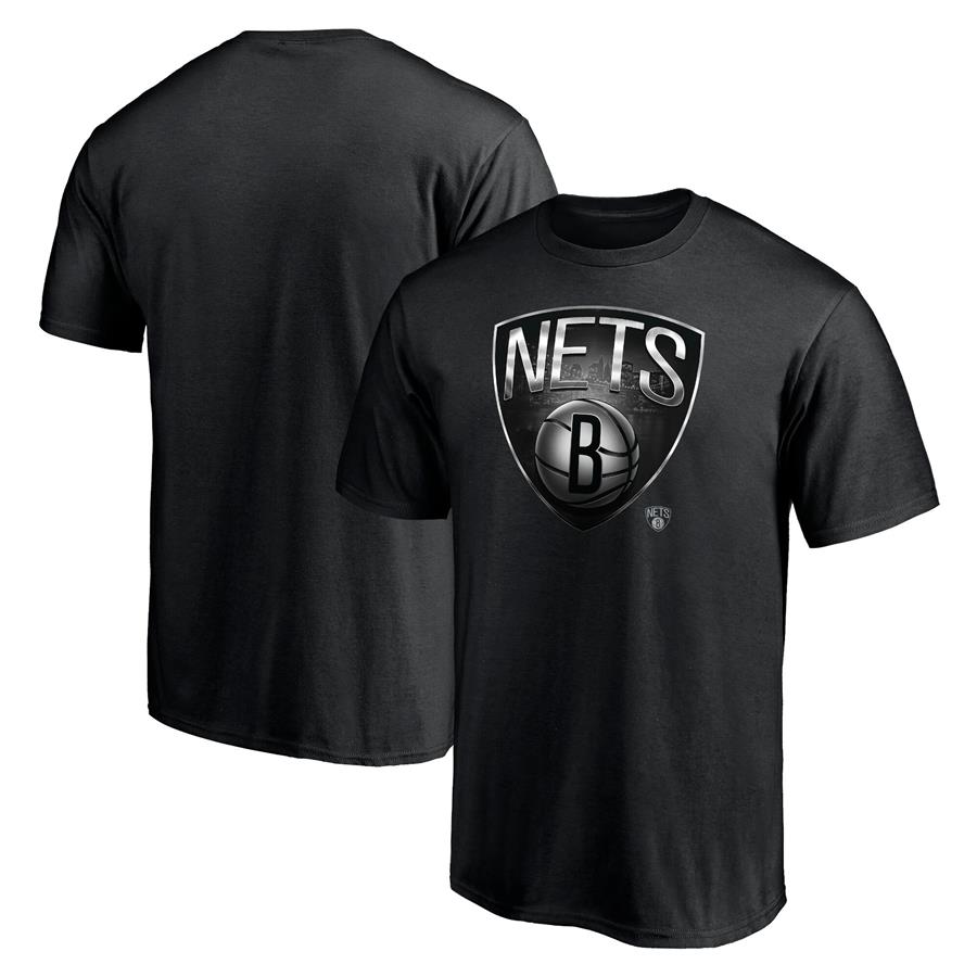 Brooklyn Nets Fanatics Branded Midnight Mascot Team T-Shirt - Black
