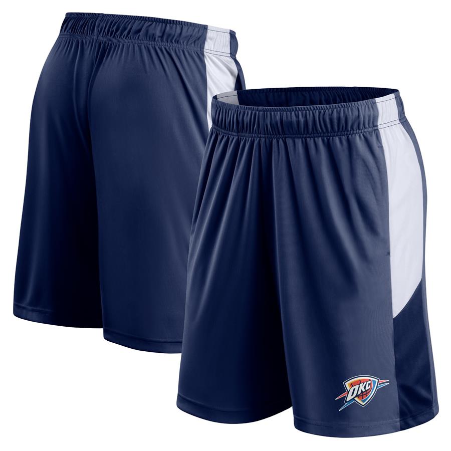 Oklahoma City Thunder Fanatics Branded Champion Rush Practice Performance Shorts - Navy