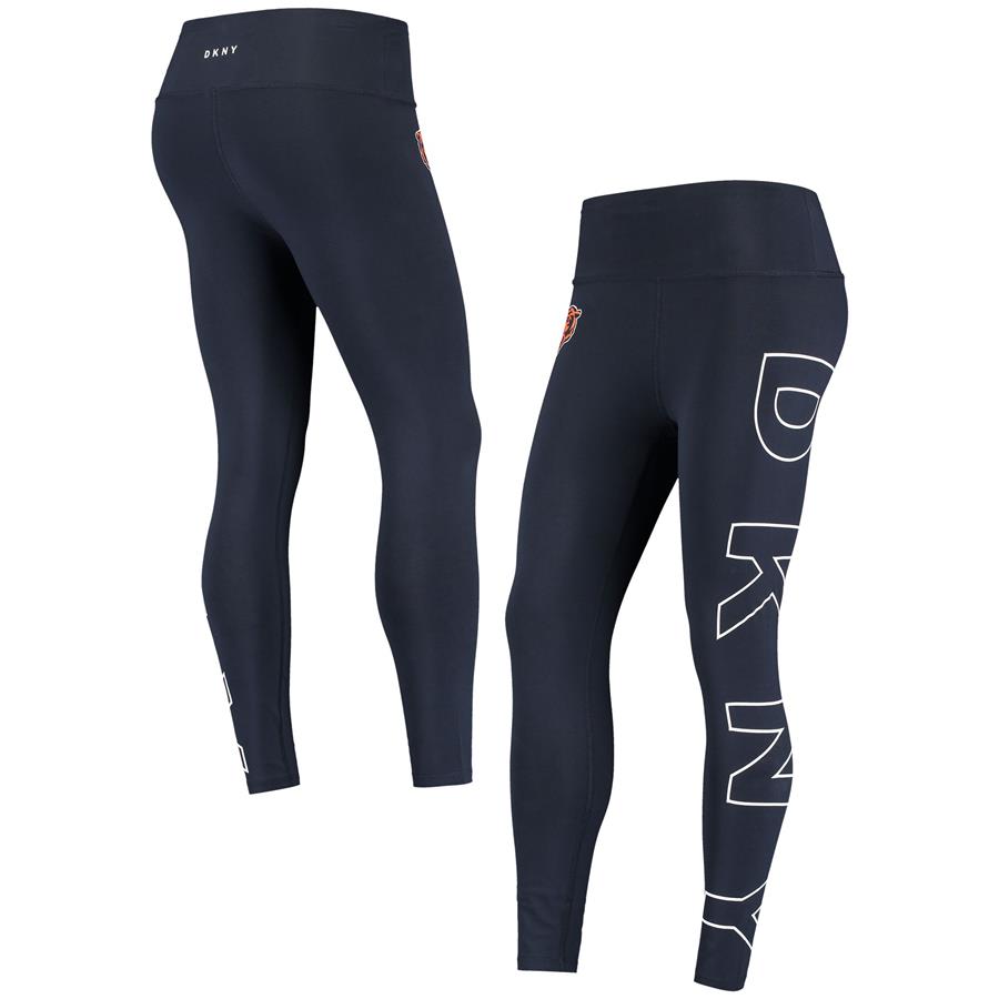 Chicago Bears DKNY Sport Women's Eva Leggings - Navy