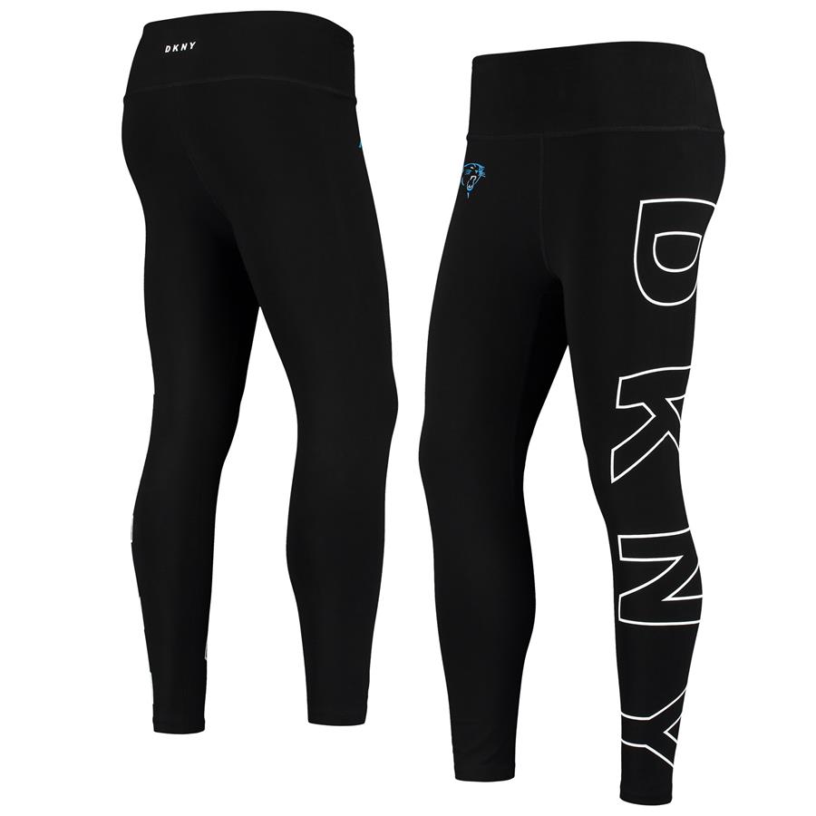 Carolina Panthers DKNY Sport Women's Eva Leggings - Black