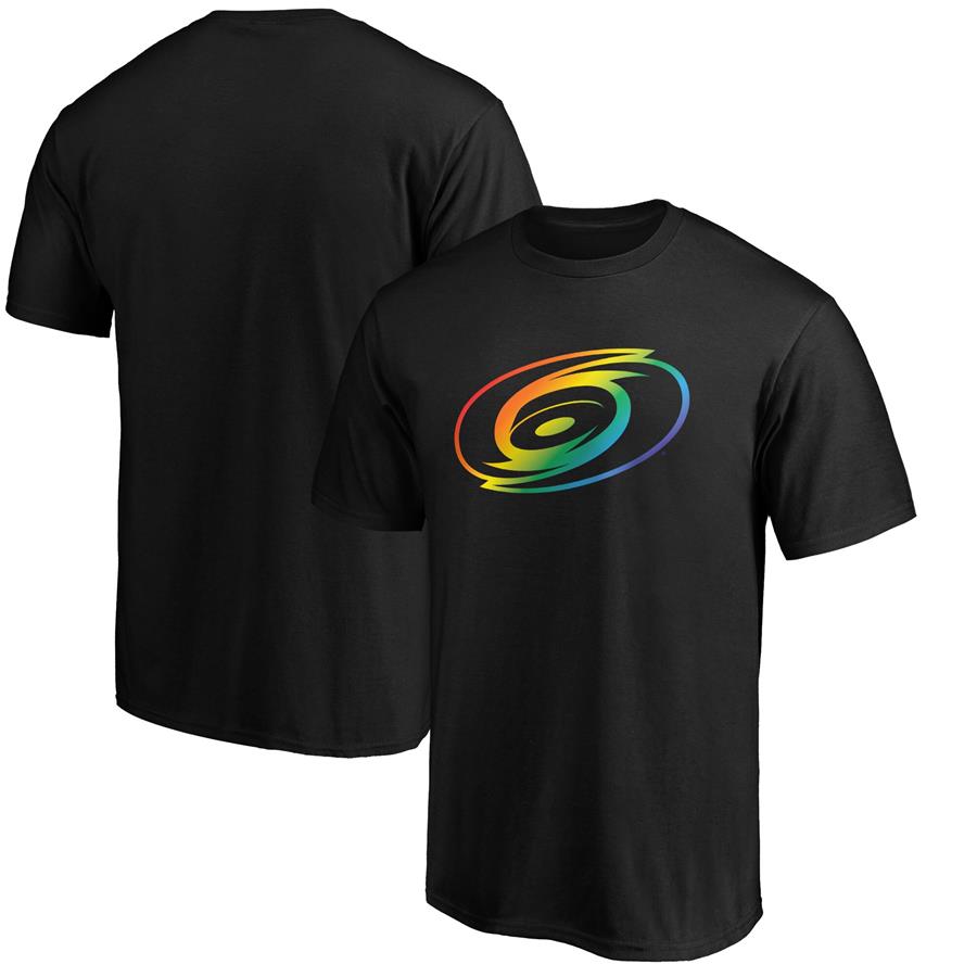 Carolina Hurricanes Fanatics Branded Team Pride Logo T-Shirt - Black