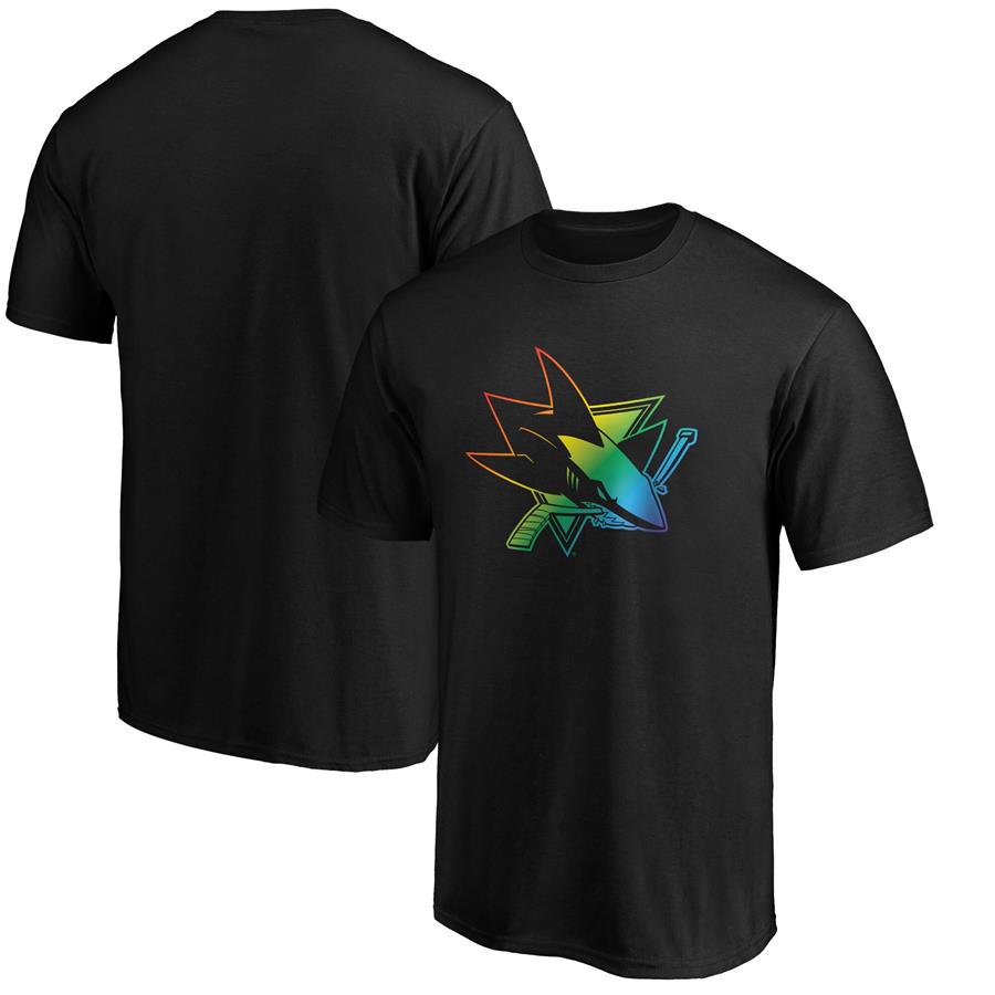 Футболка San Jose Sharks Fanatics Branded Team Pride Logo (чёрный)