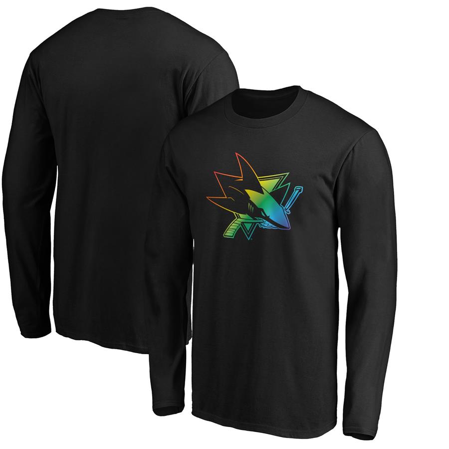 Лонгслив San Jose Sharks Fanatics Branded Team Pride Logo (чёрный)