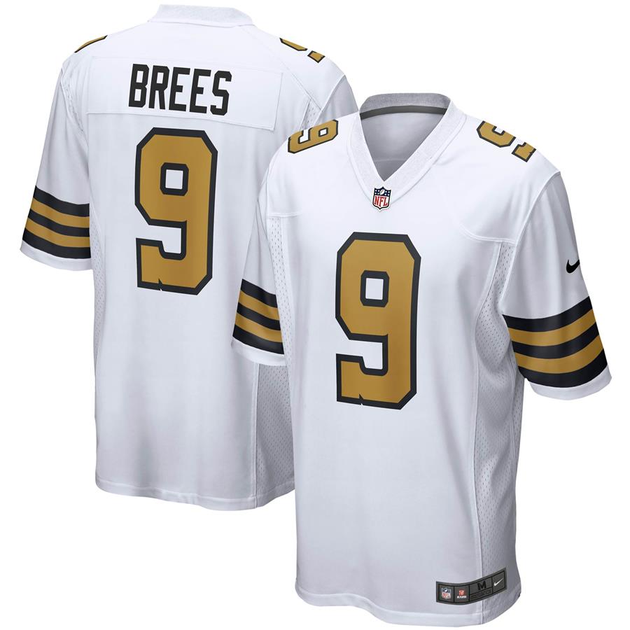 Drew Brees New Orleans Saints Nike Alternate Game Jersey - White