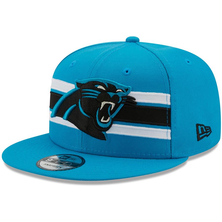 Carolina Panthers New Era Strike 9FIFTY Snapback Hat - Blue