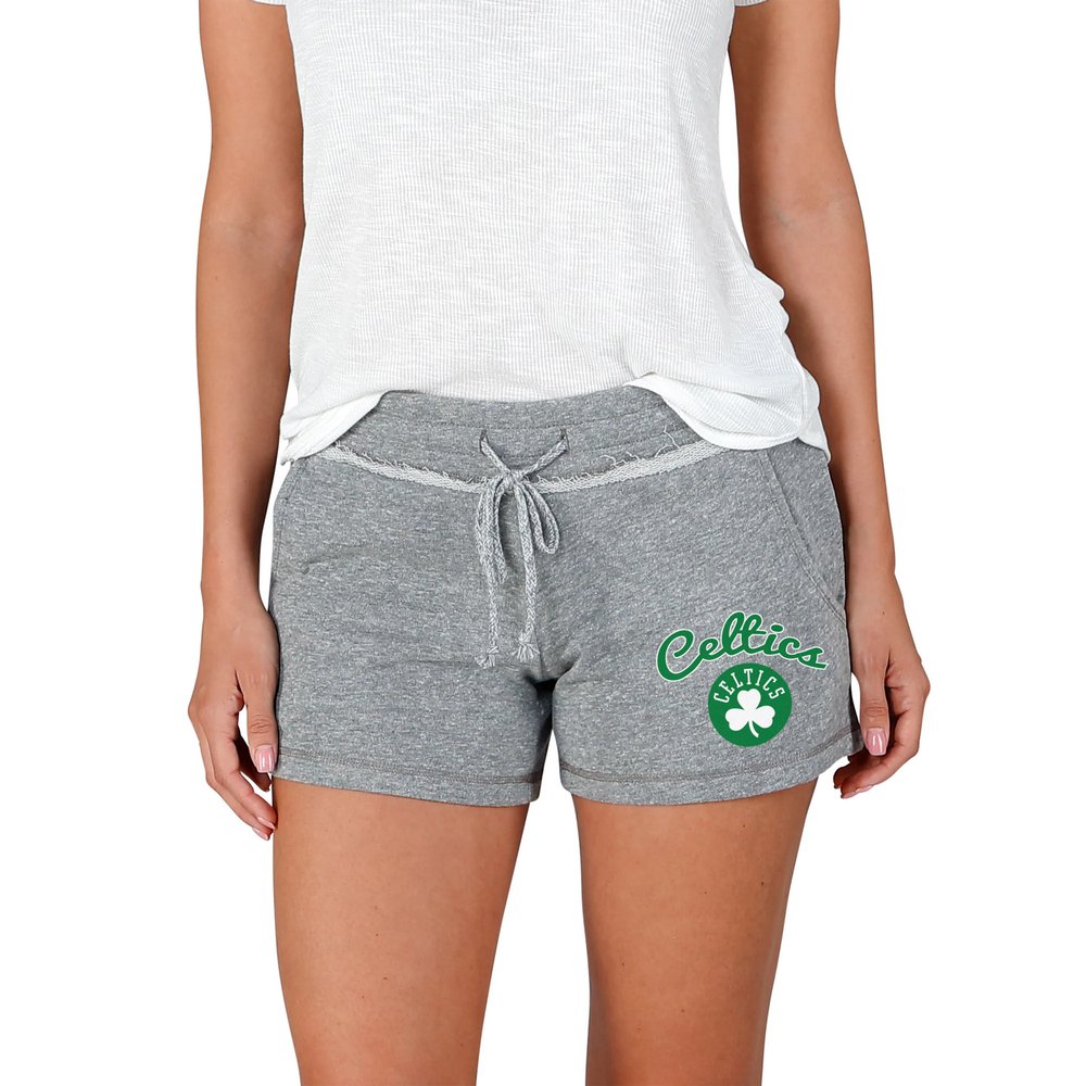 Boston Celtics Concepts Sport Women's Mainstream Terry Shorts - Gray