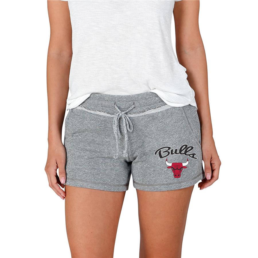 Chicago Bulls Concepts Sport Women's Mainstream Terry Shorts - Gray