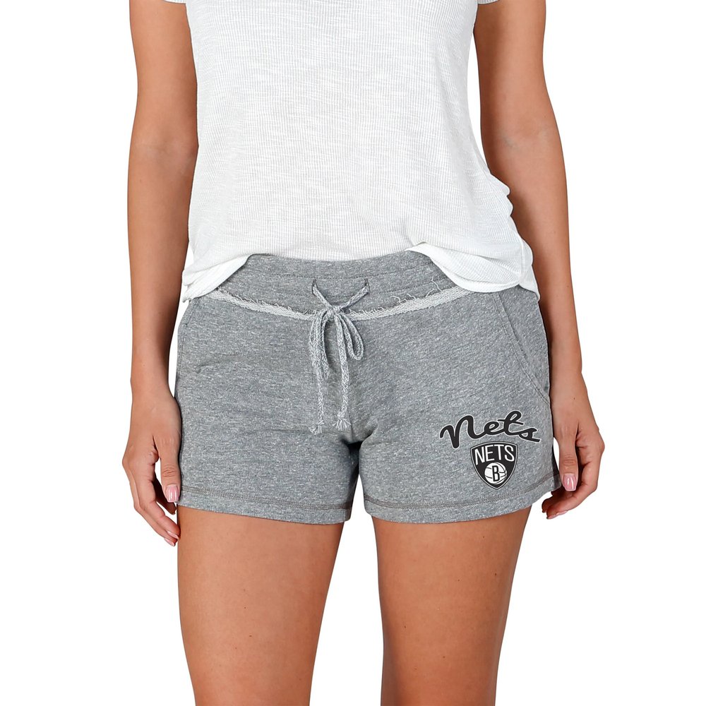 Brooklyn Nets Concepts Sport Women's Mainstream Terry Shorts - Gray