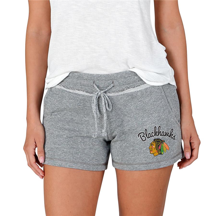 Chicago Blackhawks Concepts Sport Women's Mainstream Terry Shorts - Gray