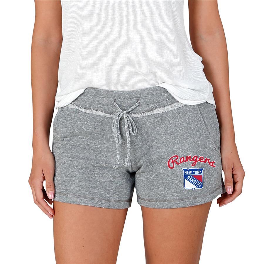 New York Rangers Concepts Sport Women's Mainstream Terry Shorts - Gray