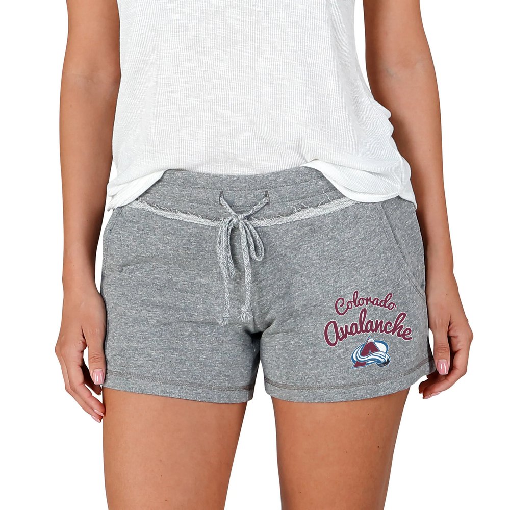 Colorado Avalanche Concepts Sport Women's Mainstream Terry Shorts - Gray
