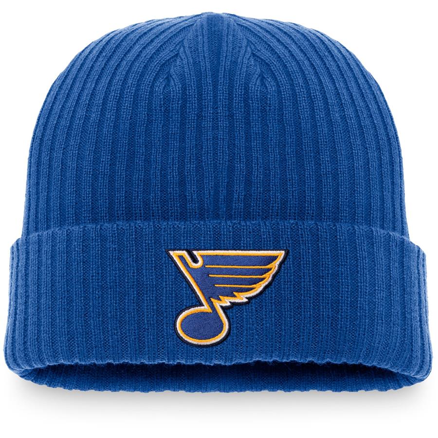 St. Louis Blues Fanatics Branded Core Primary Logo Cuffed Knit Hat - Blue