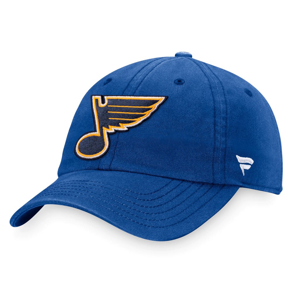 St. Louis Blues Fanatics Branded Core Primary Logo Adjustable Hat - Blue